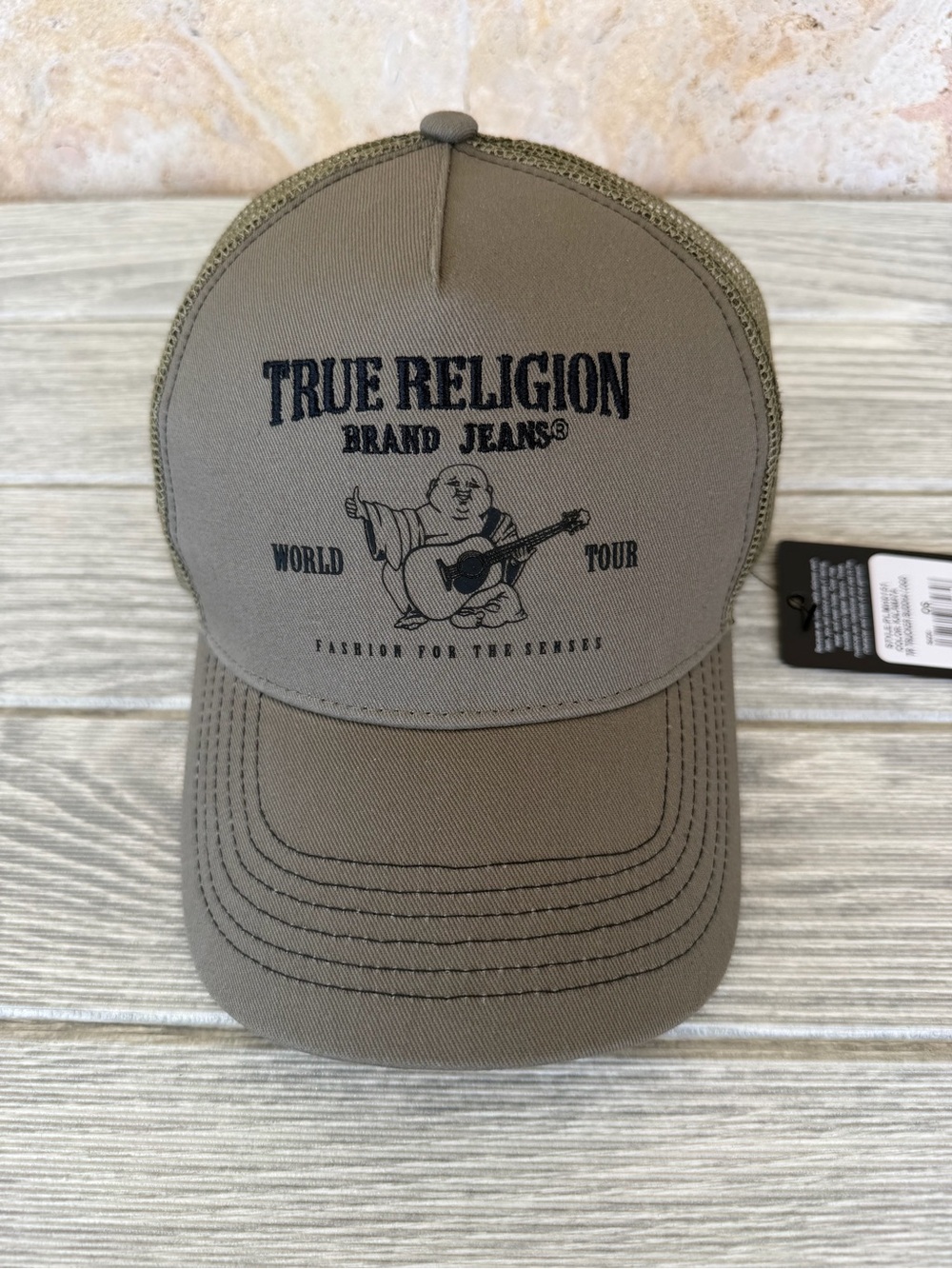 True Religion Mesh-Back Logo Cap